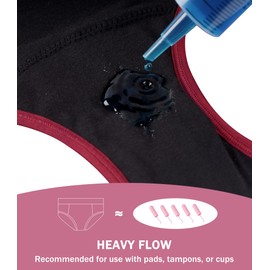 Bobelle Wear Incontinence Underwear For Women, High Waisted Period Washable Absorbent Briefs For Postpartum Bladder Leak, 3 Pack (Large, MultiColor01)