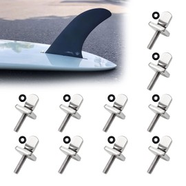 Pack of 10 SUP surfboard fin screw for fin box surfboard, stainless steel fin screw, universal fin screws, surfboard accessories for SUP sliding fins, single fin, longboard, paddle board
