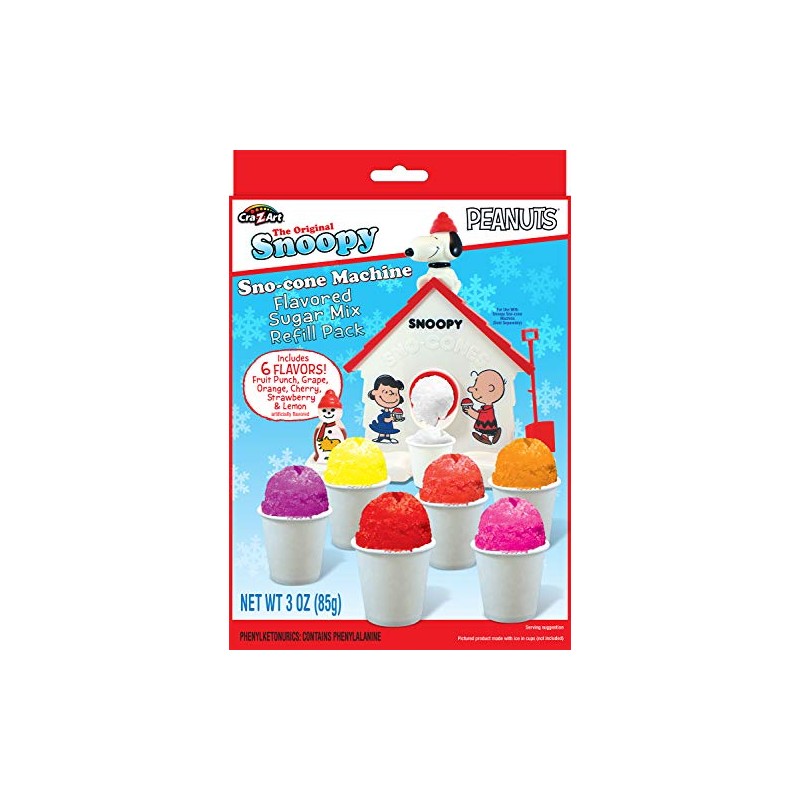 Snoopy Snow Cone Maker Refill 3 oz