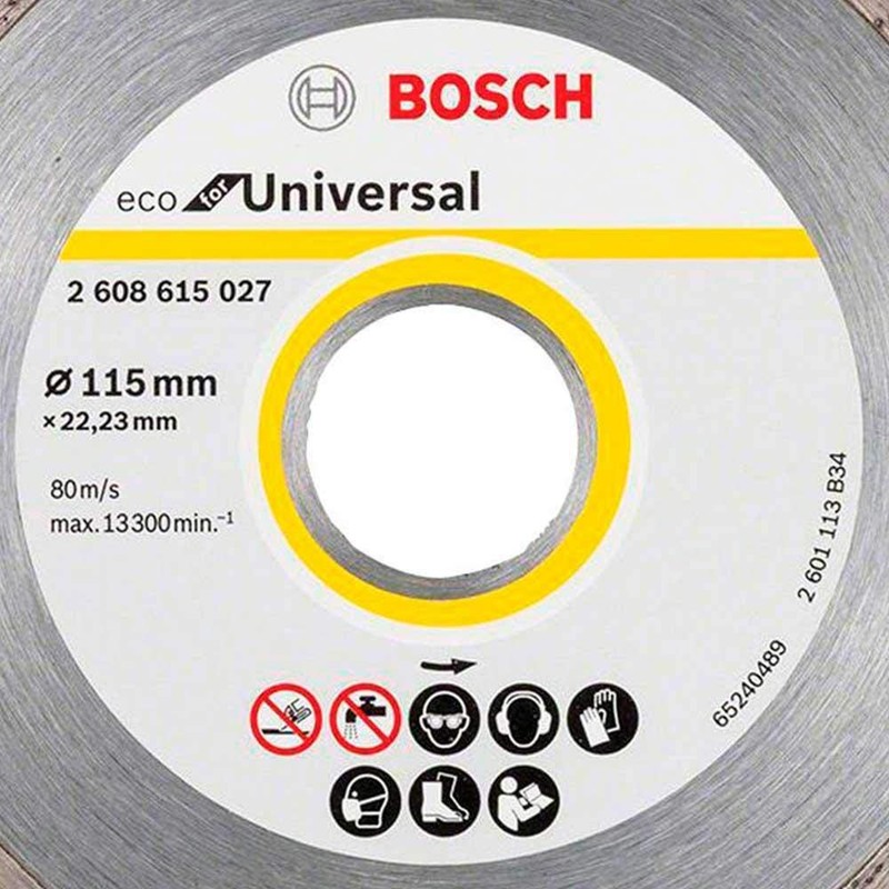 Bosch 2608615027 Disco Diamantado, Eco For Universal, Segmentado, 4-1/2"