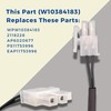 WPW10384183 W10384183 Refrigerator Thermistor - OEM Upgraded Replacement Parts Compatible