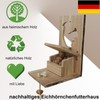 Squirrel Feeder with Flap - Animal Friendly Extra Large Wooden