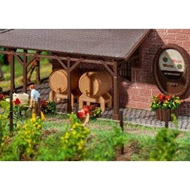 Faller 180972 2 Wooden Barrels and 2 Vats