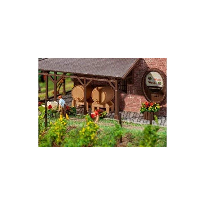 Faller 180972 2 Wooden Barrels and 2 Vats