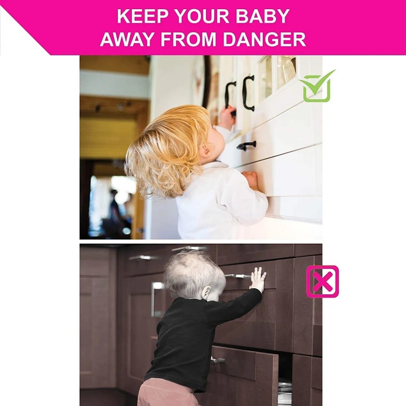 Eco-bebé Gabinete De Seguridad Para Niños Y Bebés Cajón Cerr