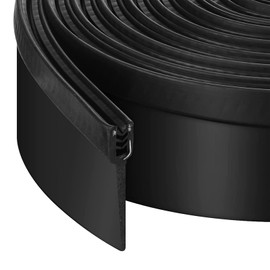 16.4Ft RV Slide Out Clip Rubber Seal 2.6"" Wiper Weather Stripping Wiper Door Windows Channel Seals Mounts with Clip On 018-546 Clip Seal for Window Doors Camper Truck Cargo Seam Protection