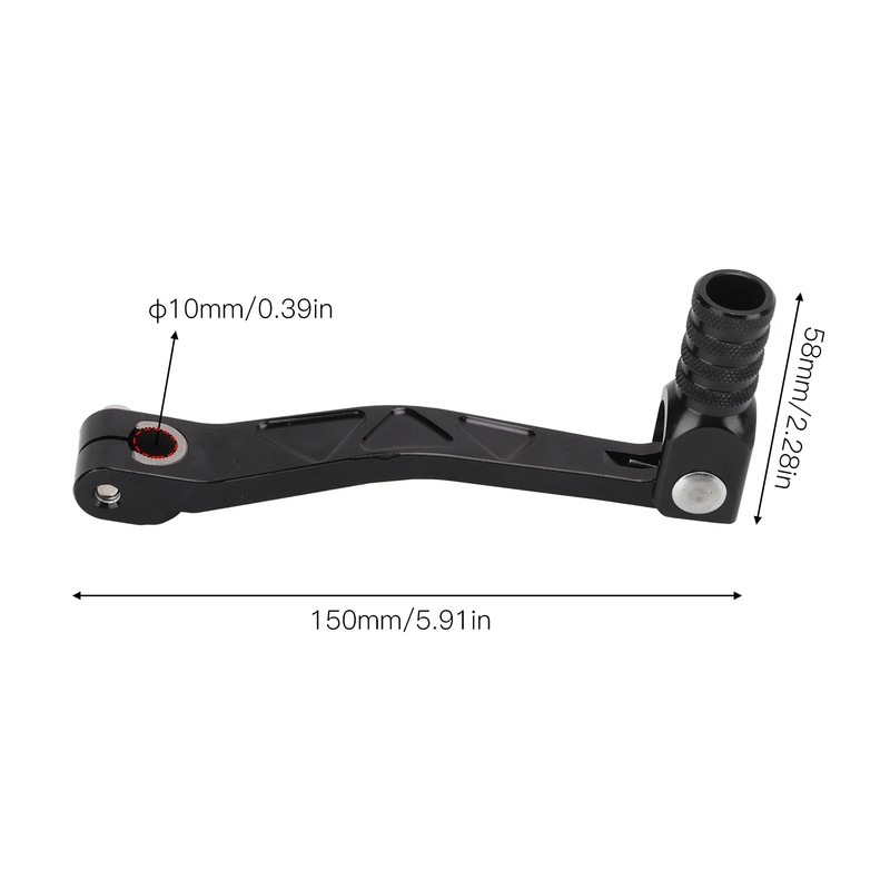 Universal CNC Gear Shift Lever Folding Gear Shifter Black Off