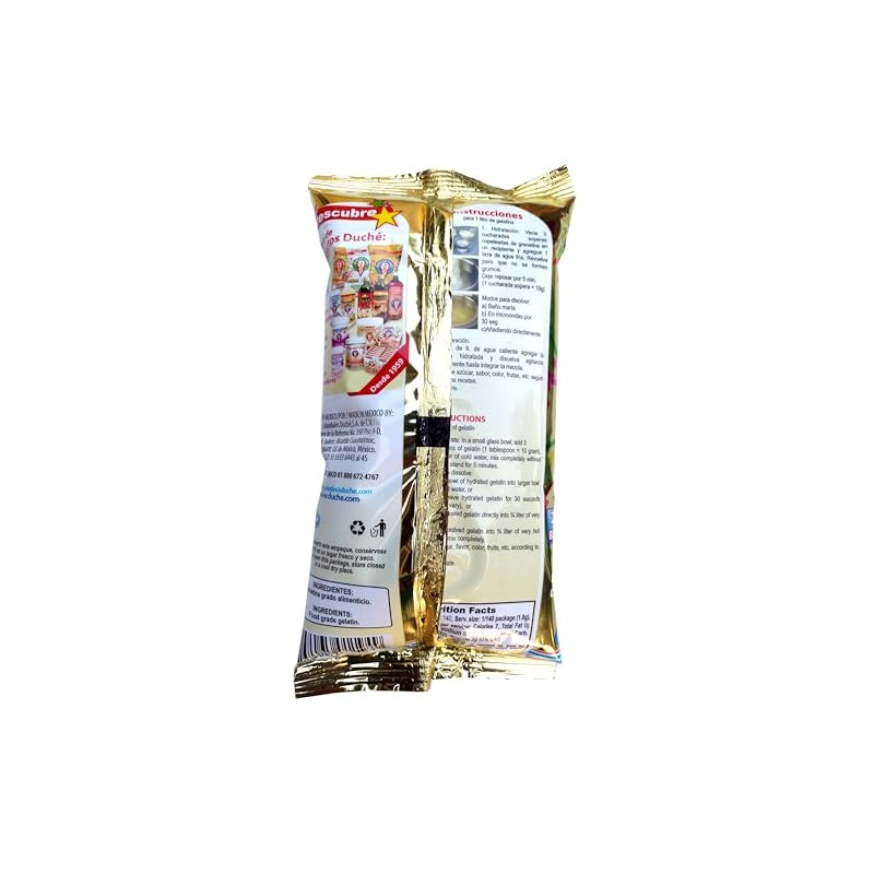 Duche Grenetina 290 Bloom sin sabor - Polvo para preparar