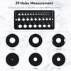 Weewooday Stainless Steel Drill Gauges for 1/16 Inch to 1/2
