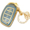 TPU Protector Key Fob Cover Keychain fit for Hyundai Tucson