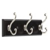 10"BLK Scroll Hook Rack
