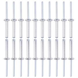 DTGN 5mm x 30mm (DXL) Blind Rivets - 120Pack - Good for Machinery Joining - Aluminum Dome Open End Rivet