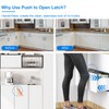 Push Open Door Latch, Jiayi 2 Pack Magnetic Cabinet Push