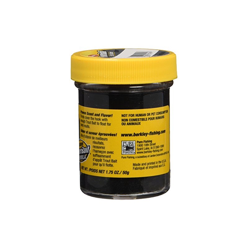 Berkley Powerbait Select Glitter Troutbait - Black Pearl, 50 g
