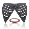 Rear Side Window Louvers for 2010-2015 Chevy Camaro LS LT