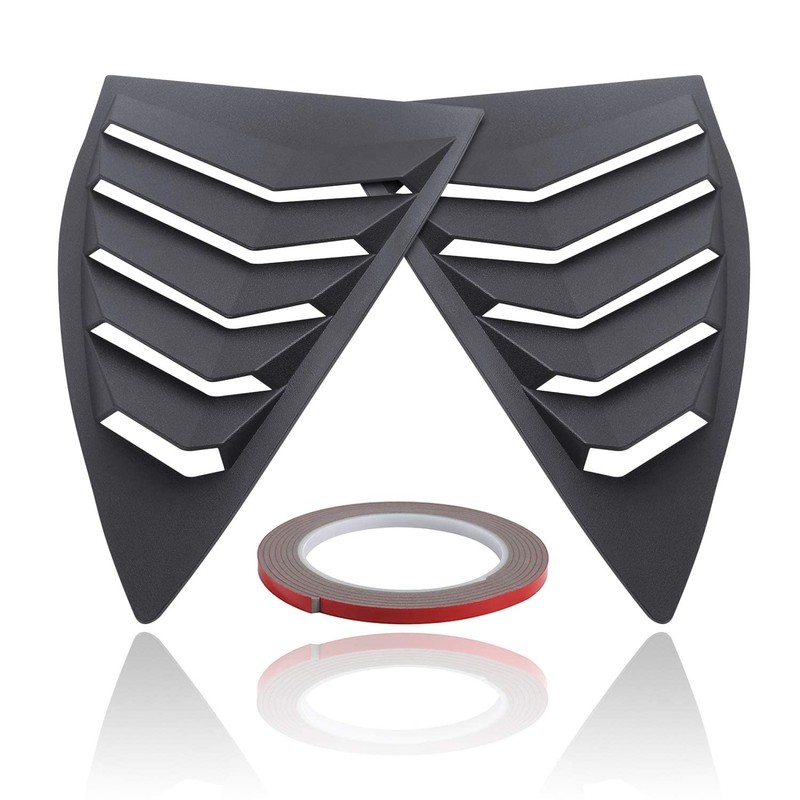 Rear Side Window Louvers for 2010-2015 Chevy Camaro LS LT