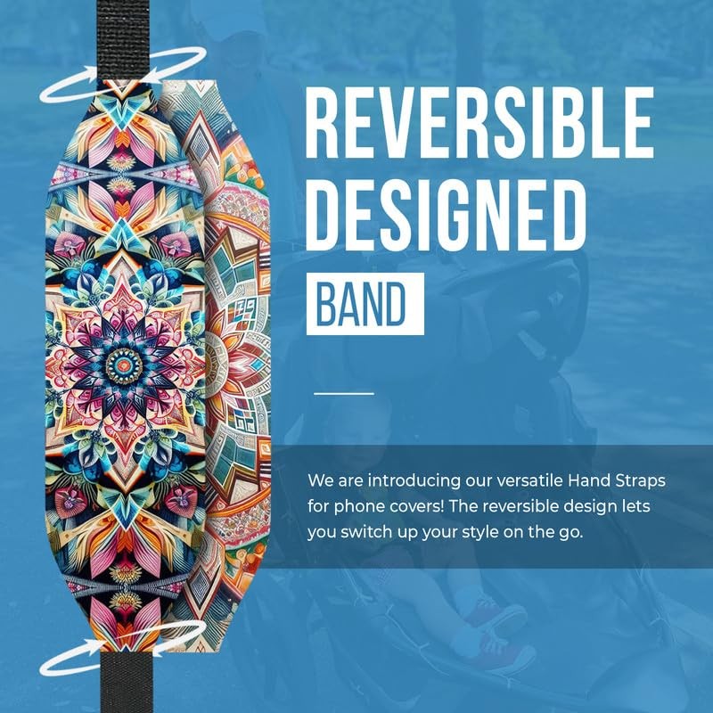 SwitchBands Reversible Phone Grip Strap | Comfortable Cell Phone Finger