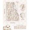 Miss Adola 2pcs 150GSM Flour Sack Kitchen Towels, Botanical Floral