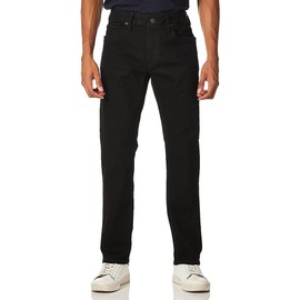Buffalo David Bitton Men's Slim Ash Jeans, Black Denim, 36W X 30L