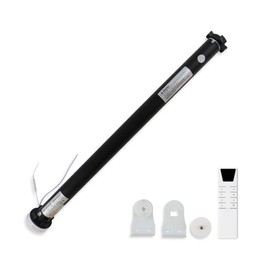 Blindsmart Rechargeable Tuya Zigbee Roller Blinds Motor for 38mm Tube, Motorized Window Shades Automatic Blinds Curtain Opener APP Control, Zigbee Hub Required (with 9-Channels Remote)