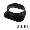Geesatis 8 inch Duct Connector Flange,Metal Straight Pipe Flange Square