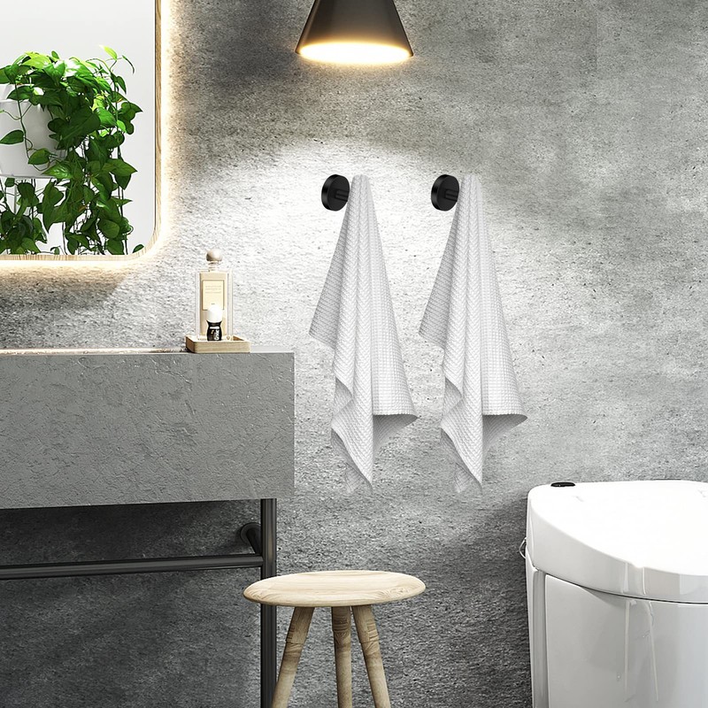 Neween 2PCS Bathroom Towel Hook, Screw in Coat Hooks Wall