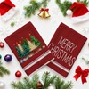 TXZZCHO Merry Christmas Kitchen Towels Red Xmas Tree Dish Towel