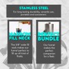 SE Stainless Steel Funnel for Flasks Bottles and Mini Bottles,