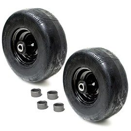 EPR 2PK Front Solid Tire Assembly Puncture Proof No Flat 11x4x5 Replacement for Wright Stander 72460026