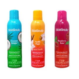 Skintimate Moisturizing Shave Gel Set, Coconut Delight, Vanilla Sugar, Raspberry Rain, 7 oz Each