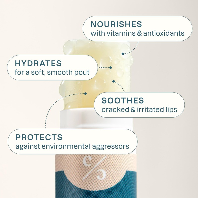 Cliganic Organic Lip Balm 2 pack - Cooling Citrus