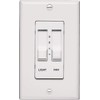 Quorum 7-1192-6, Three Speed and Light Dimming Wall Slide Control,