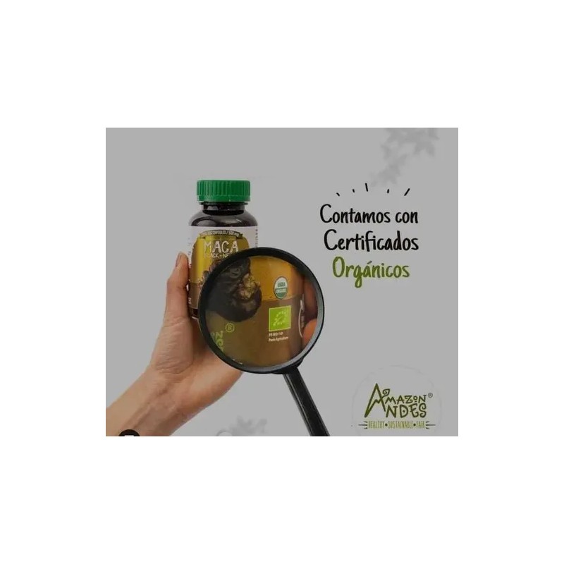 Alga Epirulina 500 Tableta + Maca Negra Organic 100 Capsulas