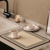 Coffee bar Mat & Dying Mats for Countertop, Quick Dry