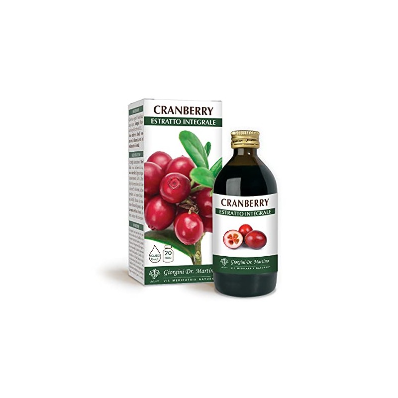 Dr Giorgini Cranberry Estratto Integrale - 200 ml