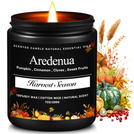 Harvest Season Candle | Harvest Candle for Autumn Celebration - Fall Soy Candles for Home Scented - 7 oz Autumn Scented Candles, Autumn Gifts for Women Men & Thanksgiving
