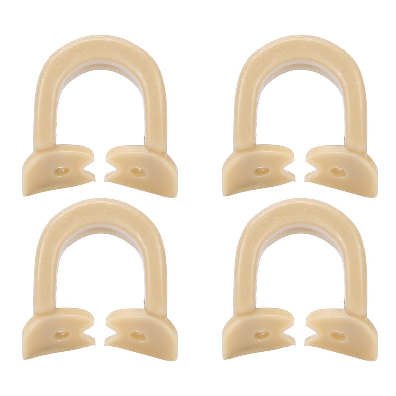 4pcs Resin Dental Dam Clamps Barrier Clip Dental Materials Tool