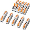 GKEEMARS 50 Pcs Wire Connector, 1 Conductor Compact Splicing Wire