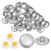QUARKZMAN 30 Sets Self-Cover Button Set 28L 0.75 Inch 19