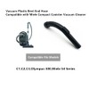 Ymimi Vacuum Plastic Bent End Hose Compatible with Miele Compact