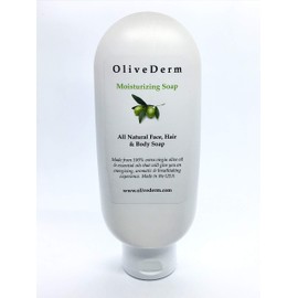 Moisturizing Cleanser for Face, Hair & Body All Purpose, All Natural by OliveDerm