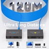 VPFET HDMI KVM USB Extender 394ft 120M Over Cat 5e
