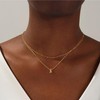 Yoosteel Gold Initial Necklaces for Women Trendy, Dainty 14K Gold