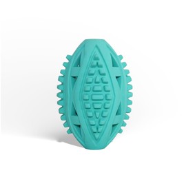 LeuwiMox Pet Teeth Cleaning Chew Toy,Strategic, Suitable for Dogs of All Ages, Natural Rubber, Unique Milk Smell (Mint Green)