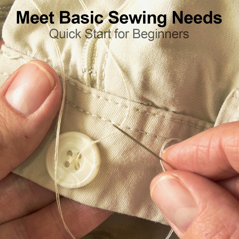 MIXCOOL Sewing Kit for Adults, Beginners, Needle and Thread Kit,