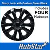HubStar Hubcap Replacement for Toyota Corolla 2020-2022, Prius 2019-2022, 15-inch