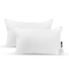 Pillowtex 4 Pack White Throw Pillow Insert, 20x20 Overstuffed Polyester