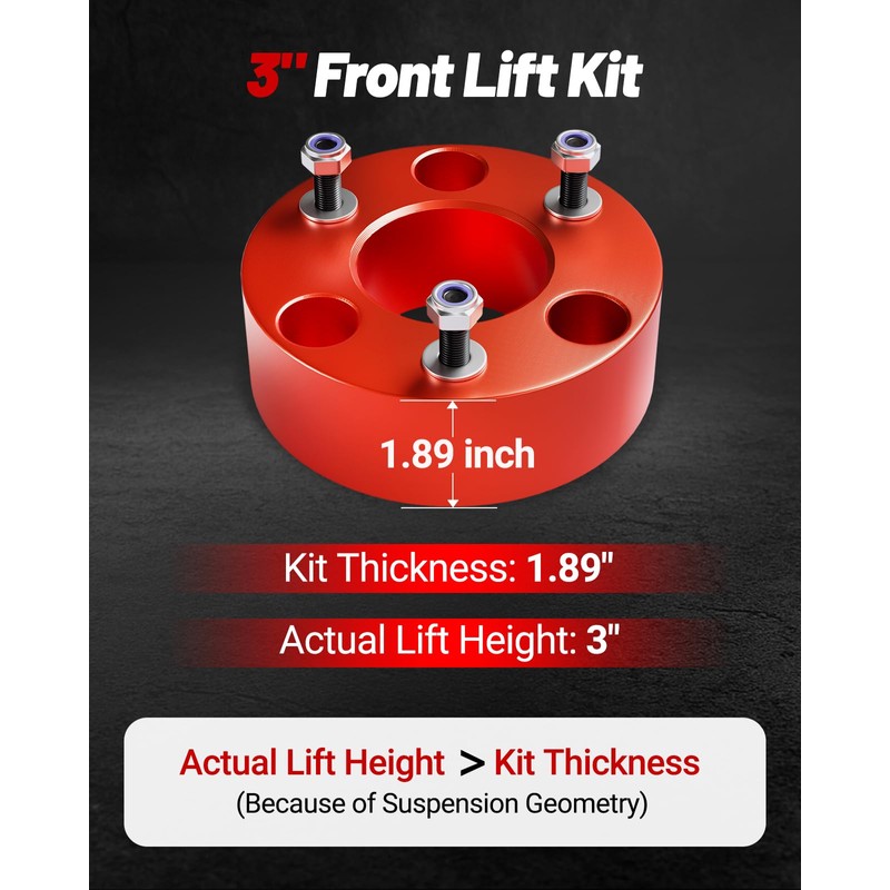 EVIL ENERGY 3" Leveling Lift Kit Compatible with 2006-2024 Ram
