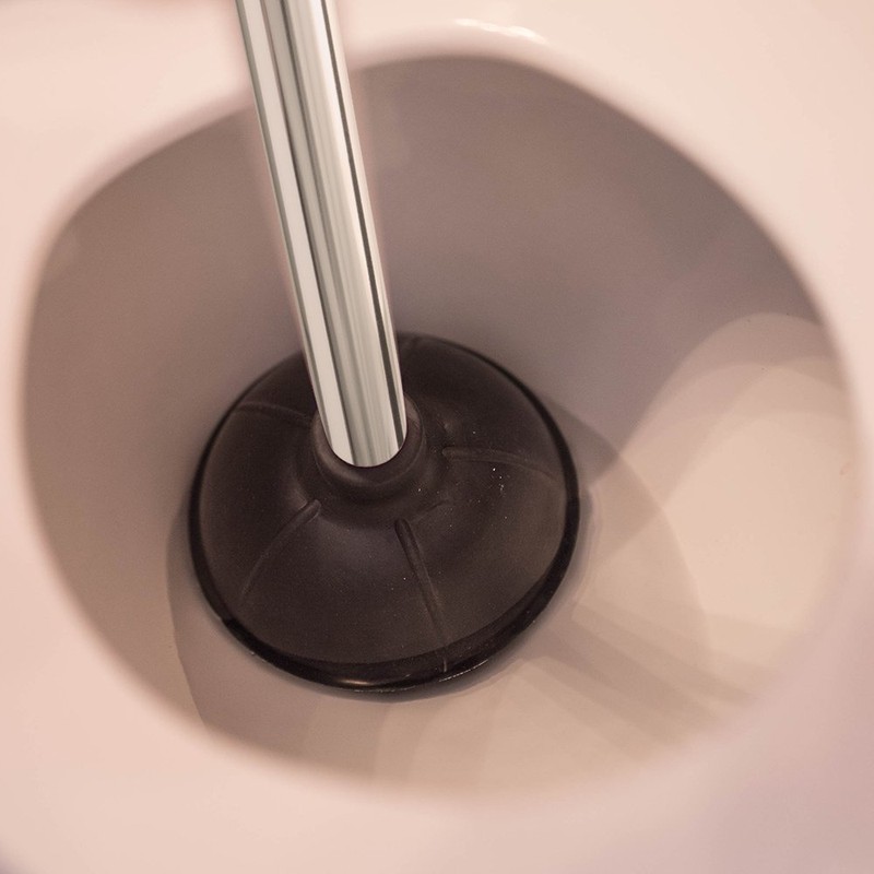 23-in. Heavy-duty Toilet Plunger with Twister Caddy 3019000, Versatile Bathroom