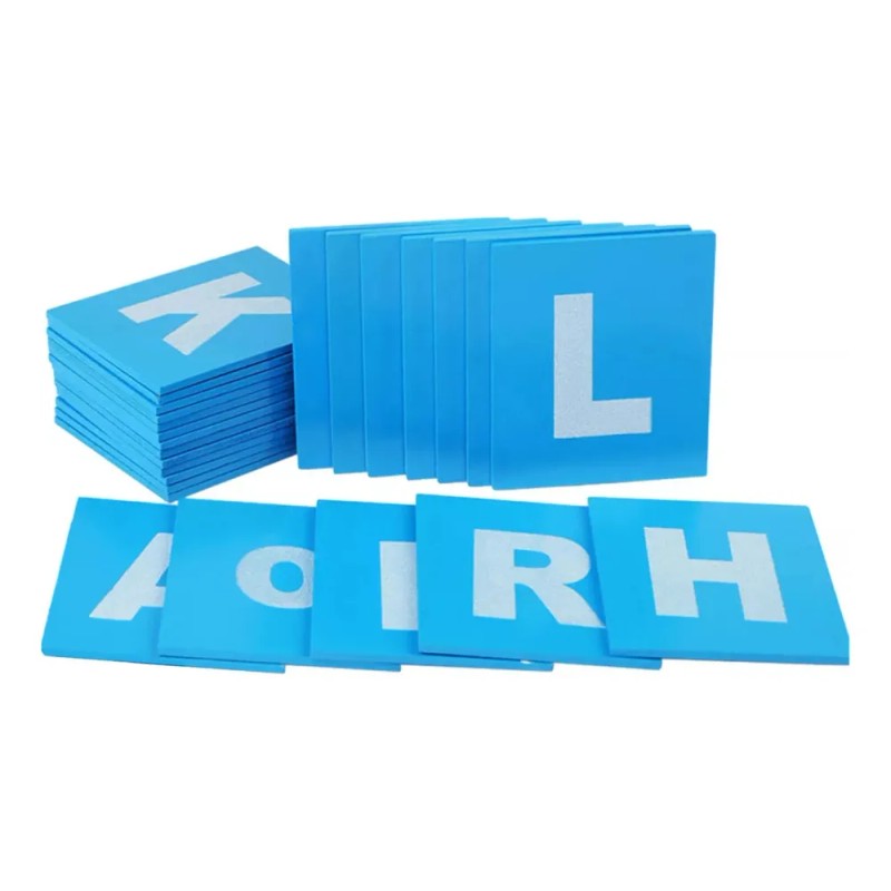 Letras De Papel De Lija Montessori, Material Didáctico